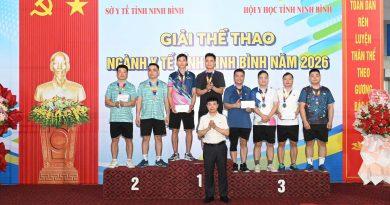 Bệnh viện Sản Nhi tỉnh Ninh Bình giành giải Nhì toàn đoàn Giải thể thao ngành Y tế lần thứ Nhất