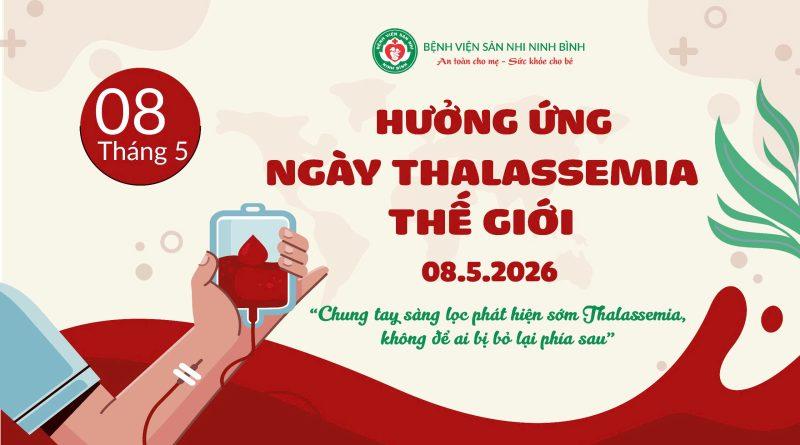 HƯỞNG ỨNG NGÀY THALASSEMIA THẾ GIỚI 8/5