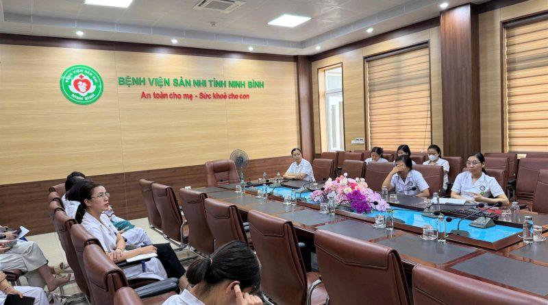 Bệnh viện Sản Nhi tỉnh Ninh Bình tham dự chương trình đào tạo trực tuyến do Bệnh Viện Phụ sản Trung ương tổ chức Bệnh viện Sản Nhi tỉnh Ninh Bình tham dự chương trình đào tạo trực tuyến do Bệnh Viện Phụ sản Trung ương tổ chức
