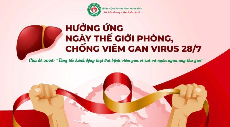 HƯỞNG ỨNG NGÀY THẾ GIỚI PHÒNG, CHỐNG VIÊM GAN VI RÚT 28/7
