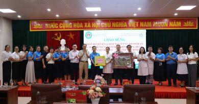ĐOÀN BỆNH VIỆN A THÁI NGUYÊN VỀ THAM QUAN, CHIA SẺ KINH NGHIỆM TẠI BỆNH VIỆN SẢN NHI TỈNH NINH BÌNH