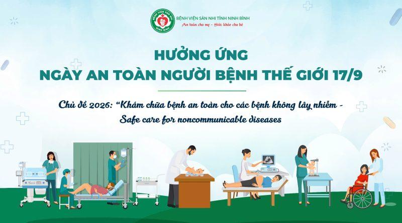 Hưởng ứng Ngày An toàn người bệnh Thế giới 17/9