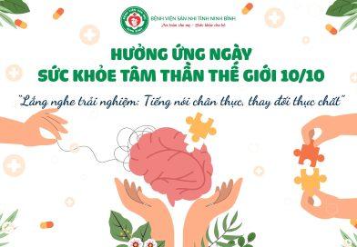 Chào mừng Ngày Sức khỏe Tâm thần Thế giới
