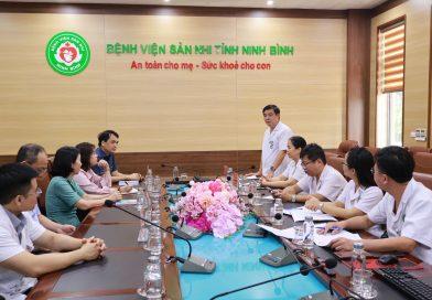 Bệnh viện Sản Nhi tỉnh Ninh Bình  tổ chức chương trình làm việc với Hội Thính học Việt Nam, Viện Tai Thính học và Sức khỏe Cộng đồng Việt Nam