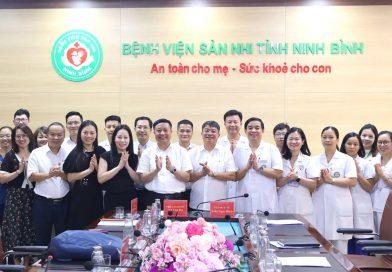 Bệnh viện Sản Nhi tỉnh Ninh Bình làm việc với đoàn công tác Bệnh viện Phụ Sản Trung ương