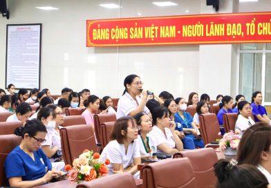 Bệnh viện Sản Nhi tỉnh Ninh Bình tổ chức lớp tập huấn “bàn giao người bệnh theo mô hình SBAR”