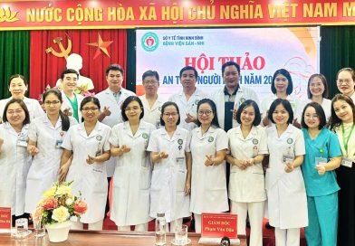 BỆNH VIỆN SẢN NHI TỈNH NINH BÌNH TỔ CHỨC HỘI THẢO AN TOÀN NGƯỜI BỆNH NĂM 2026 BỆNH VIỆN SẢN NHI TỈNH NINH BÌNH TỔ CHỨC HỘI THẢO AN TOÀN NGƯỜI BỆNH NĂM 2026