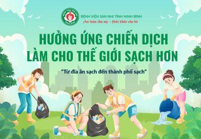 Hưởng ứng Chiến dịch Làm cho thế giới sạch hơn năm 2026